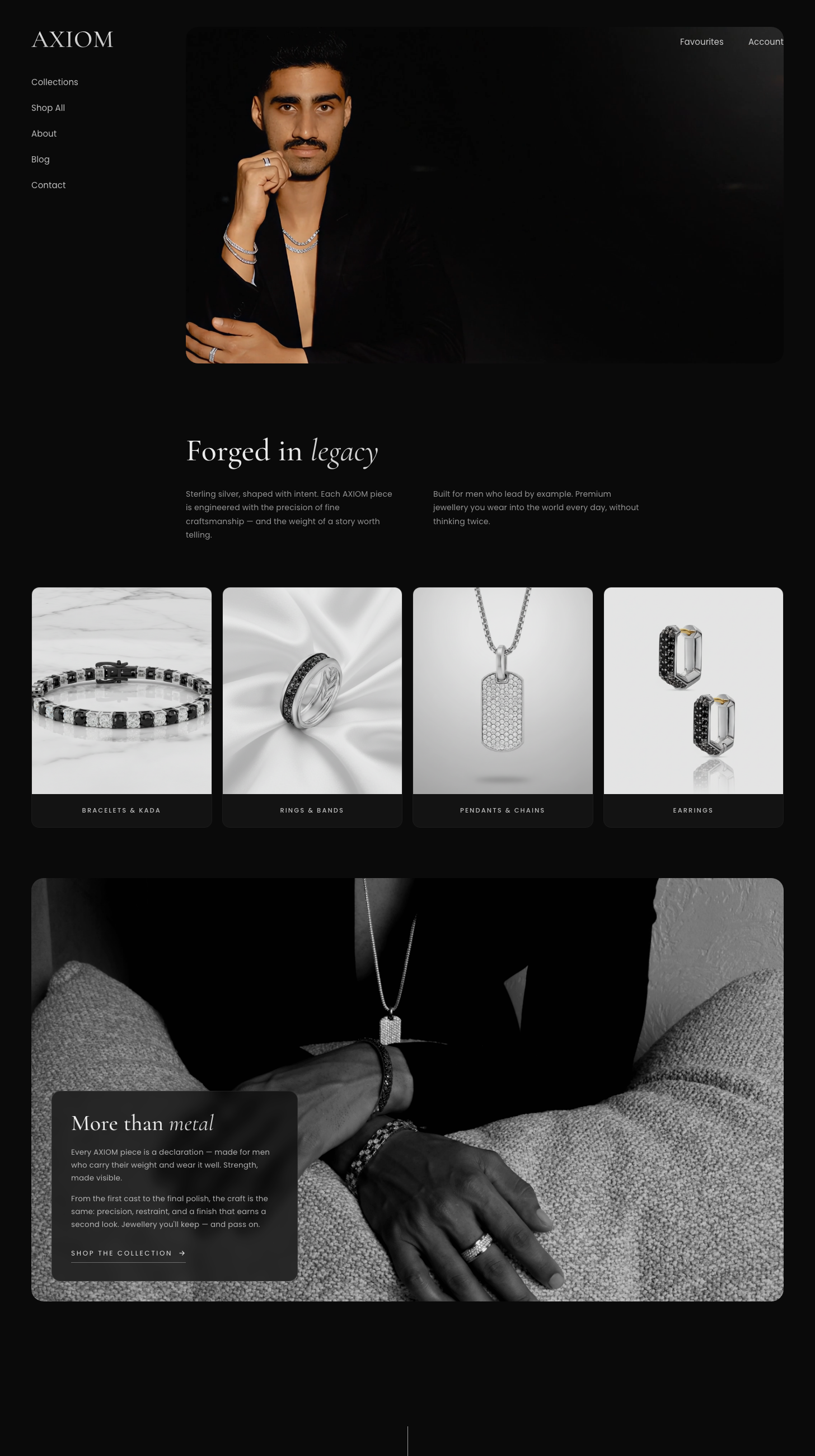 Axiom jewellery storefront